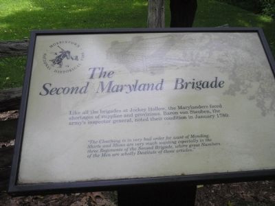 The Second Maryland Brigade Marker image. Click for full size.