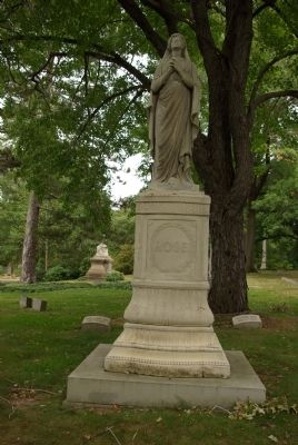 Rose grave marker image. Click for full size.