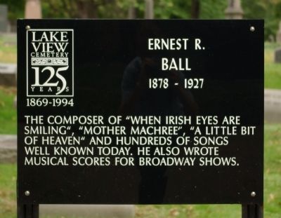 Ernest R. Ball Marker image. Click for more information.