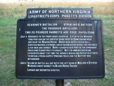 Dearing's Battalion - Stribling's Battery Tablet image. Click for full size.