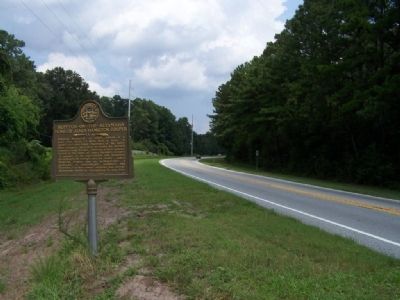 Hopeton-on-the-Altamaha Marker looking north on US 17 image. Click for full size.