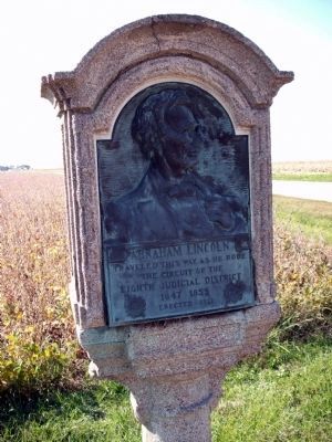 Abraham Lincoln - Eighth Judicial District Marker. Click for full size. Abraham Lincoln - Eighth Judicial District Marker image. Click for full size.