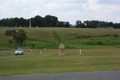 Monuments in Northwest Corner of Former Prison Stockade. Click for full size. Monuments in Northwest Corner of Former Prison Stockade image. Click for full size.