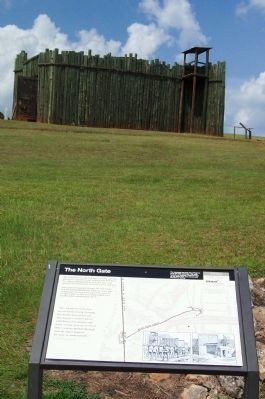 The North Gate Marker image. Click for full size.