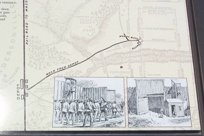 Diagram on North Gate Marker image. Click for full size.