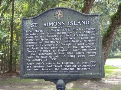 St. Simons Island Marker image. Click for full size.