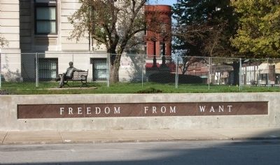 Four Freedoms Listed. image. Click for full size.