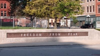 Four Freedoms Listed. image. Click for full size.