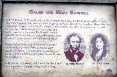 Galen and Mary Burdell Marker image. Click for full size.