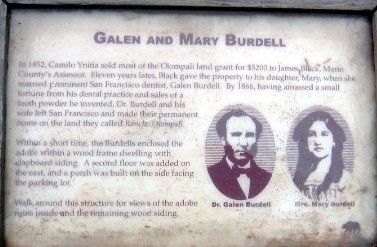 Galen and Mary Burdell Marker. Click for full size. Galen and Mary Burdell Marker image. Click for full size.