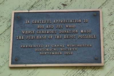 Railroad Depot Marker. Click for full size. Railroad Depot Marker image. Click for full size.