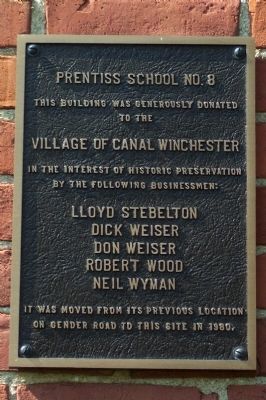 Prentiss School No. 8 Marker. Click for full size. Prentiss School No. 8 Marker image. Click for full size.