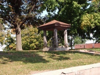 Old Mt. Pulaski - Town Bell image. Click for full size.