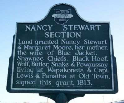 Nancy Stewart Section Marker in its prior location image. Click for full size.