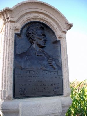 Abraham Lincoln - Eighth Judicial District Marker. Click for full size. Abraham Lincoln - Eighth Judicial District Marker image. Click for full size.