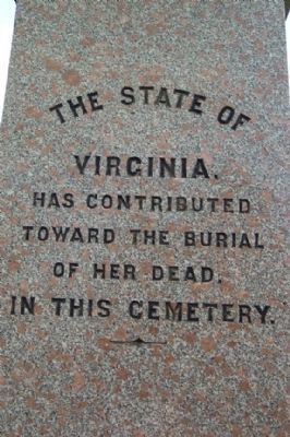 Washington Confederate Cemetery Monument - Virginia image. Click for full size.