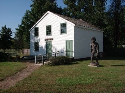 Original (frame) Court House at the Christian County Historical Museum image. Click for full size.