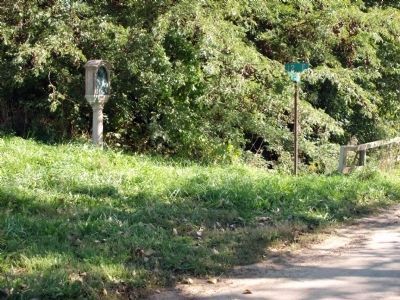 Closer View - - Note Road Sign - but No Road.. Click for full size. Closer View - - Note Road Sign - but No Road. image. Click for full size.