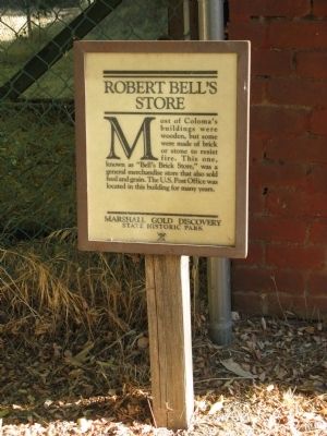 Robert Bell's Store Marker image. Click for full size.