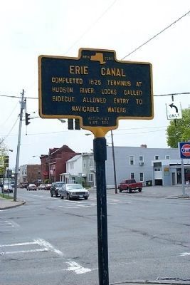 Erie Canal Marker at Second Ave. and Twenty-Third Street image. Click for full size.