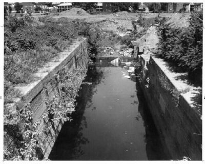 Remains of the West Troy Side Cut Locks image. Click for full size.
