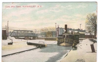 West Troy Side Cut Lower Locks image. Click for full size.