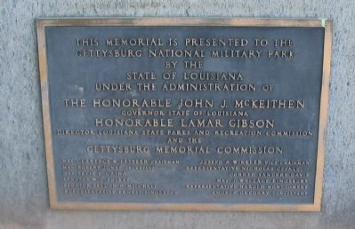 Dedication Plaque on Back of Marker Stone image. Click for full size.