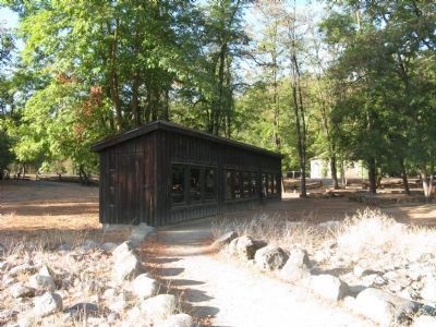 Shed Which Houses and Protects the Timbers. Click for full size. Shed Which Houses and Protects the Timbers image. Click for full size.