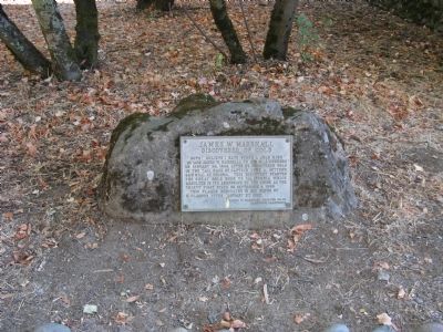 James W. Marshall Marker image. Click for full size.