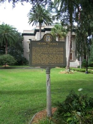Glynn County Marker image. Click for full size.
