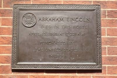 Abraham Lincoln Marker. Click for full size. Abraham Lincoln Marker image. Click for full size.