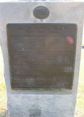 McLaws's Division Tablet. Click for full size. McLaws's Division Tablet image. Click for full size.