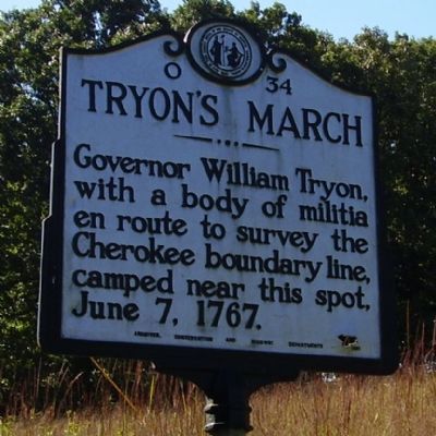 Tryon's March Marker image. Click for full size.