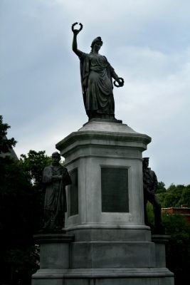 Fitchburg Civil War Monument Marker. Click for full size. Fitchburg Civil War Monument Marker image. Click for full size.