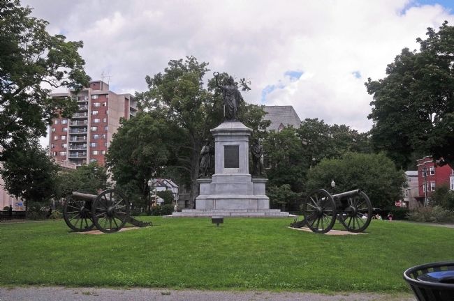 Fitchburg Civil War Monument Marker. Click for full size. Fitchburg Civil War Monument Marker image. Click for full size.