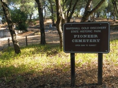 Pioneer Cemetery. Click for full size. Pioneer Cemetery image. Click for full size.