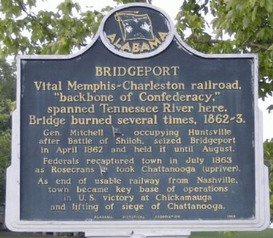Bridgeport Marker image. Click for full size.
