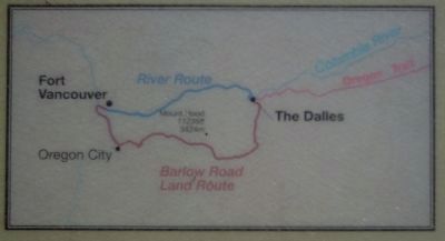 Map from the "A River of Settlers" Marker image. Click for full size.