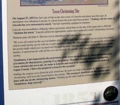 Town Christening Site image. Click for full size.