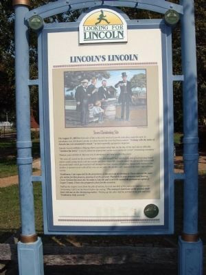 Full View - - Lincoln's Lincoln Marker image. Click for full size.