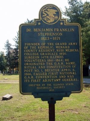 Dr. Benjamin Franklin Stephenson Marker image. Click for full size.