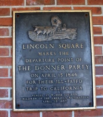 Departure Point of The Donner Party Marker image. Click for full size.