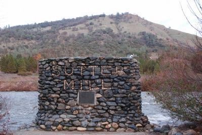 Sutter's Mill Site Monument. Click for more information. Sutter's Mill Site Monument image. Click for more information.