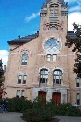 South entrance to Washington Hall image. Click for full size.