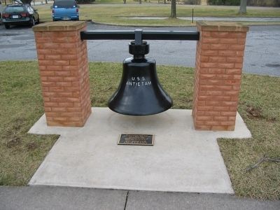 U.S.S. Antietam Bell. Click for full size. U.S.S. Antietam Bell image. Click for full size.