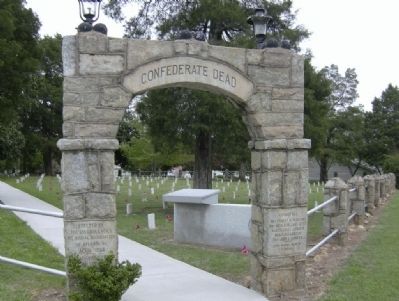 Two Days of Battle at Jonesboro - Cemetery Arch image. Click for full size.