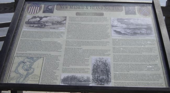 New Madrid & Island No. Ten Marker image. Click for full size.