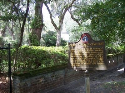 Christ Church Cemetery Marker image. Click for full size.