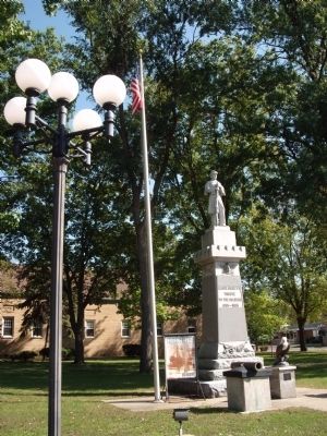 Front & Left Side - - Mason County's Tribute image. Click for full size.