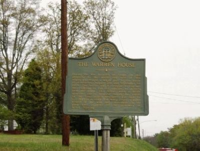The Warren House Marker-View image. Click for full size.